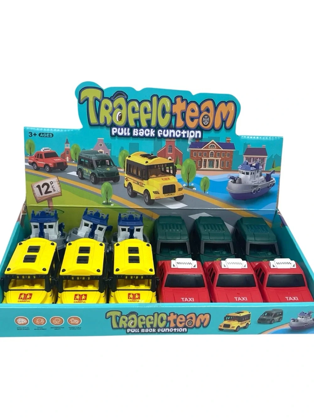 4/$5 Kids Pull-BackVehicle Set